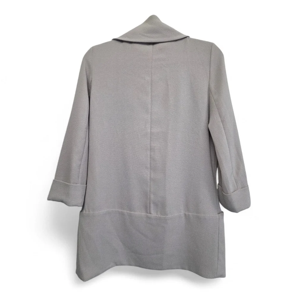 Aritzia Wilfred Grey Chevalier Blazer Size 6 - Picture 3 of 10